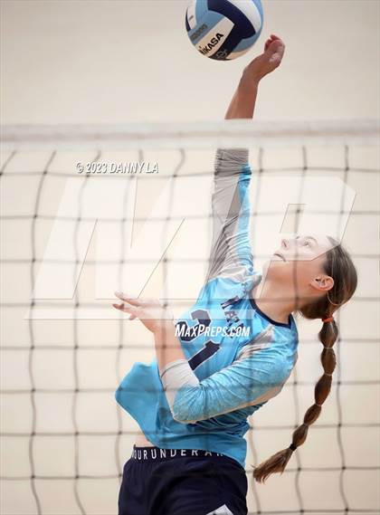 Thumbnail 1 in Mount Airy Christian Academy vs  King Abdullah Academy (Tiger Paws Invitational) photogallery.