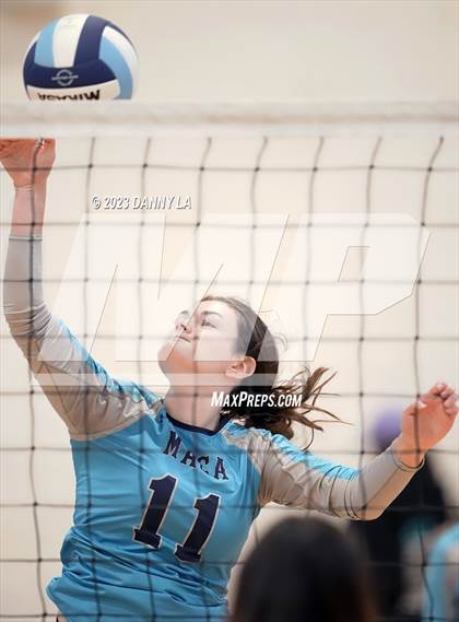 Thumbnail 3 in Mount Airy Christian Academy vs  King Abdullah Academy (Tiger Paws Invitational) photogallery.