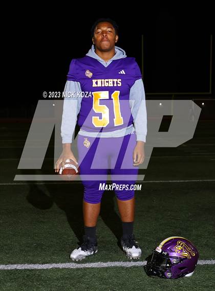 Thumbnail 2 in Lynwood Varsity Football Photo Shoot photogallery.