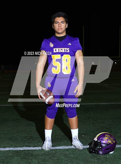 Thumbnail 2 in Lynwood Varsity Football Photo Shoot photogallery.