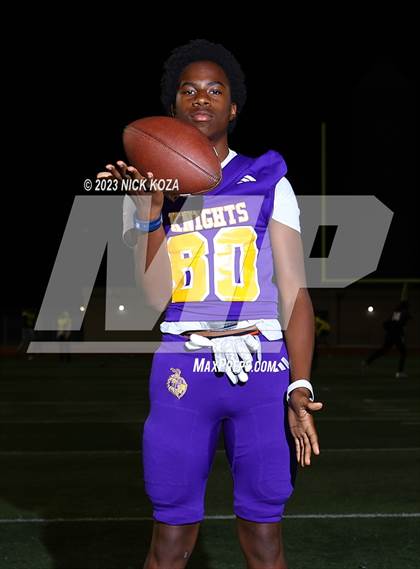 Thumbnail 2 in Lynwood Varsity Football Photo Shoot photogallery.