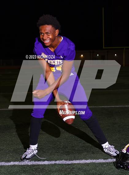 Thumbnail 3 in Lynwood Varsity Football Photo Shoot photogallery.