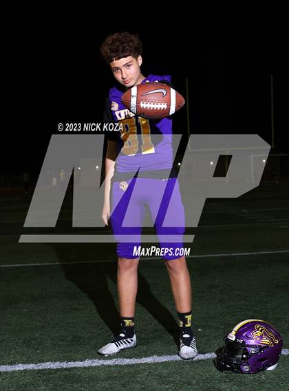 Thumbnail 1 in Lynwood Varsity Football Photo Shoot photogallery.