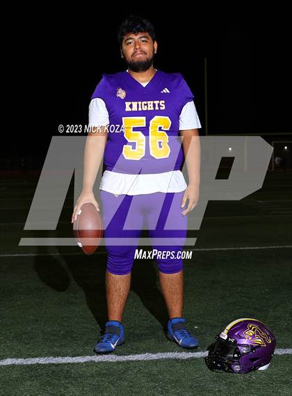 Thumbnail 3 in Lynwood Varsity Football Photo Shoot photogallery.