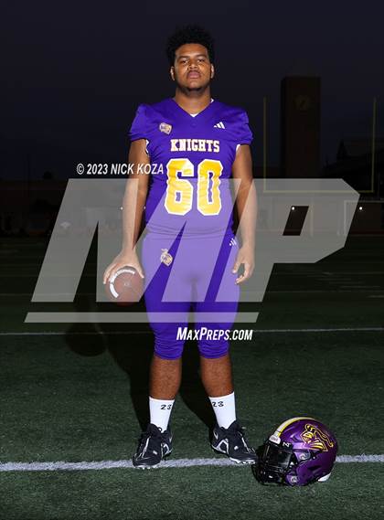 Thumbnail 2 in Lynwood Varsity Football Photo Shoot photogallery.