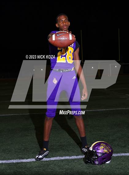 Thumbnail 2 in Lynwood Varsity Football Photo Shoot photogallery.