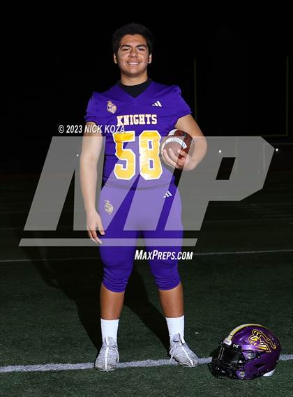 Thumbnail 2 in Lynwood Varsity Football Photo Shoot photogallery.