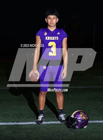 Thumbnail 2 in Lynwood Varsity Football Photo Shoot photogallery.