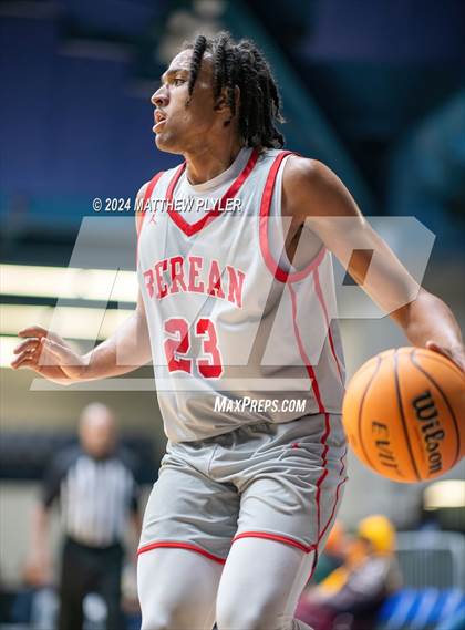 Thumbnail 3 in Southern School of Energy and Sustainability vs. Berean Baptist Academy (Hoops and Dreams Showcase) photogallery.