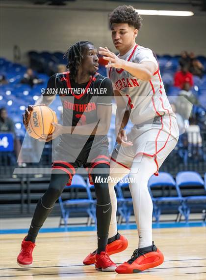 Thumbnail 1 in Southern School of Energy and Sustainability vs. Berean Baptist Academy (Hoops and Dreams Showcase) photogallery.