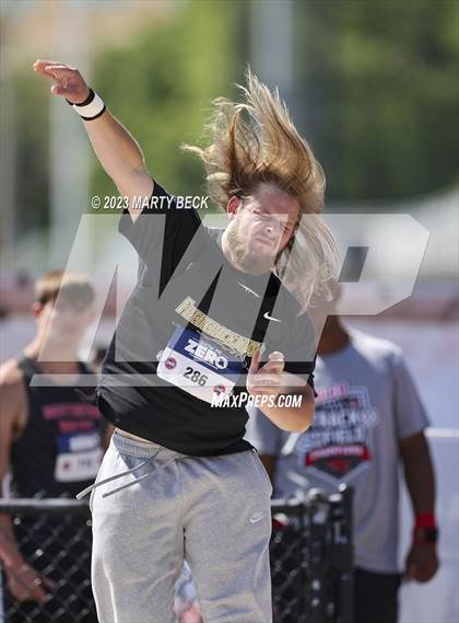 Thumbnail 1 in Class 3 Shot Put (MSHSAA State Championship) photogallery.