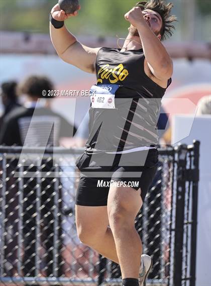 Thumbnail 3 in Class 3 Shot Put (MSHSAA State Championship) photogallery.