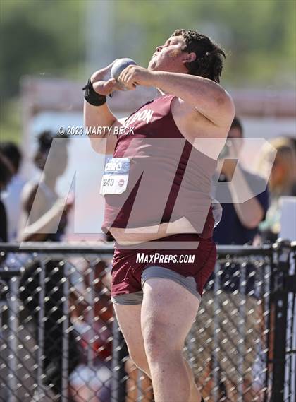 Thumbnail 1 in Class 3 Shot Put (MSHSAA State Championship) photogallery.