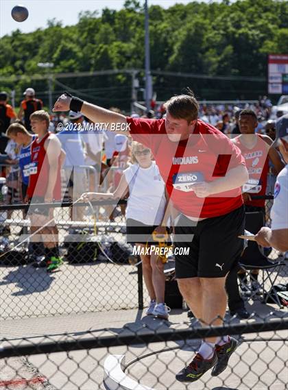 Thumbnail 2 in Class 3 Shot Put (MSHSAA State Championship) photogallery.