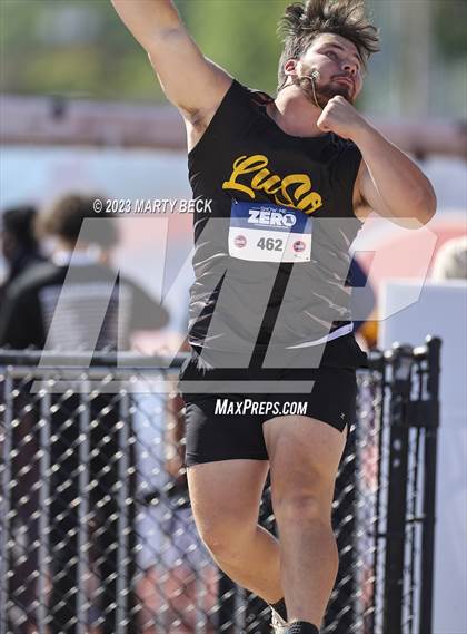 Thumbnail 2 in Class 3 Shot Put (MSHSAA State Championship) photogallery.