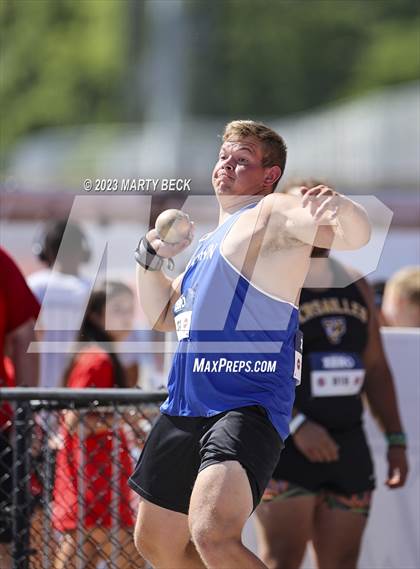 Thumbnail 2 in Class 3 Shot Put (MSHSAA State Championship) photogallery.