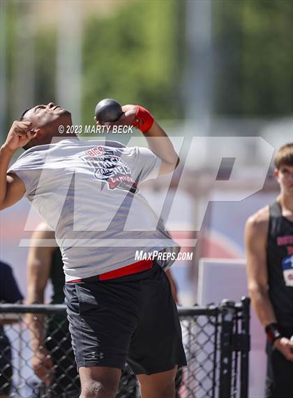 Thumbnail 3 in Class 3 Shot Put (MSHSAA State Championship) photogallery.