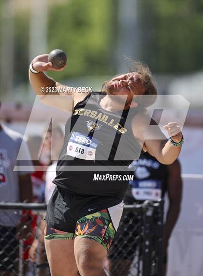 Thumbnail 2 in Class 3 Shot Put (MSHSAA State Championship) photogallery.