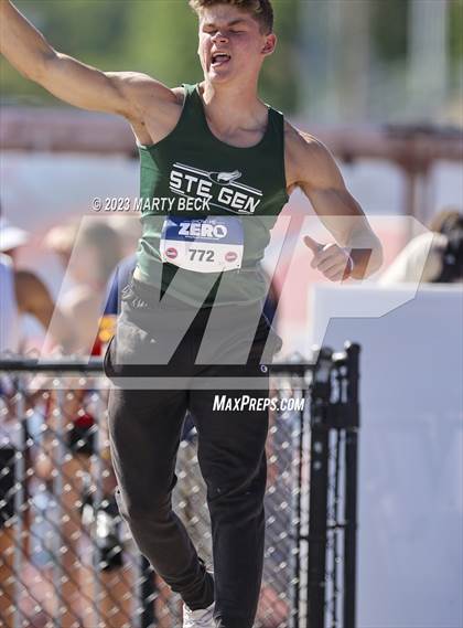Thumbnail 1 in Class 3 Shot Put (MSHSAA State Championship) photogallery.