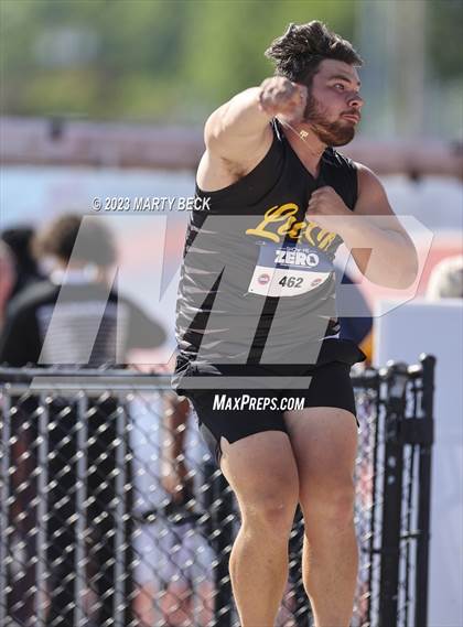Thumbnail 1 in Class 3 Shot Put (MSHSAA State Championship) photogallery.
