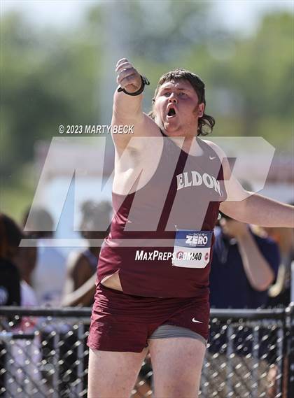 Thumbnail 1 in Class 3 Shot Put (MSHSAA State Championship) photogallery.