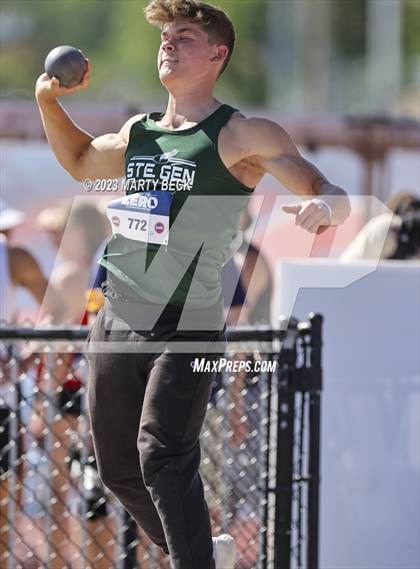 Thumbnail 2 in Class 3 Shot Put (MSHSAA State Championship) photogallery.
