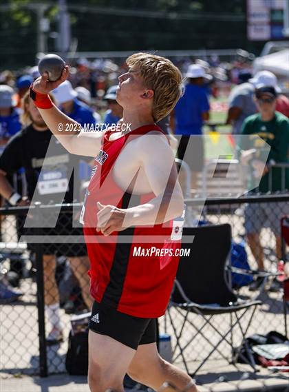 Thumbnail 1 in Class 3 Shot Put (MSHSAA State Championship) photogallery.