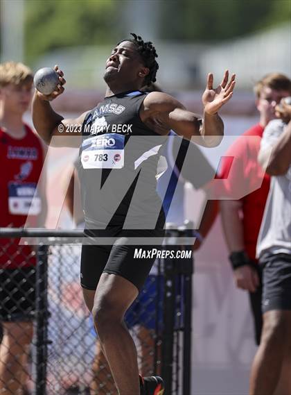 Thumbnail 1 in Class 3 Shot Put (MSHSAA State Championship) photogallery.