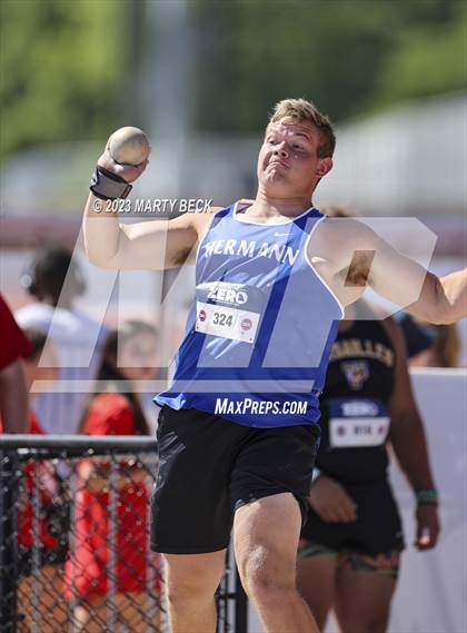 Thumbnail 1 in Class 3 Shot Put (MSHSAA State Championship) photogallery.
