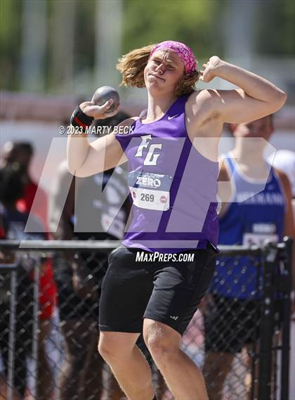 Thumbnail 1 in Class 3 Shot Put (MSHSAA State Championship) photogallery.