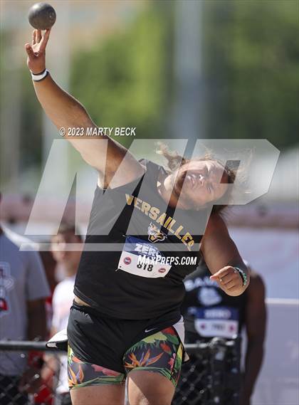 Thumbnail 1 in Class 3 Shot Put (MSHSAA State Championship) photogallery.
