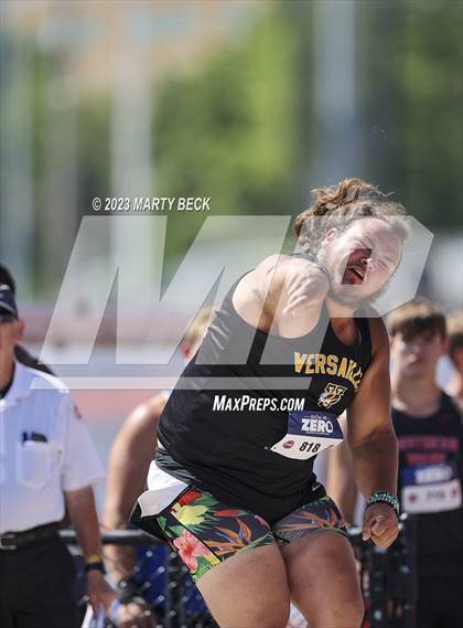Thumbnail 1 in Class 3 Shot Put (MSHSAA State Championship) photogallery.