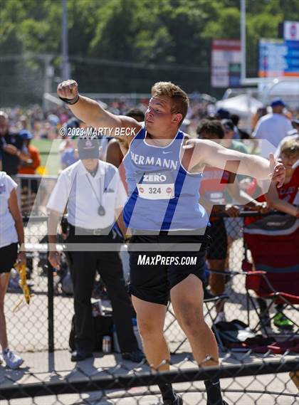 Thumbnail 1 in Class 3 Shot Put (MSHSAA State Championship) photogallery.