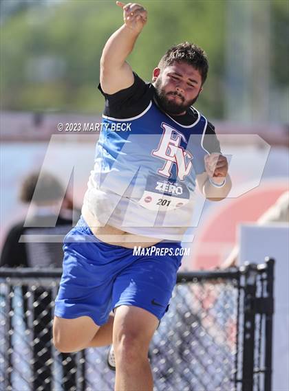 Thumbnail 2 in Class 3 Shot Put (MSHSAA State Championship) photogallery.