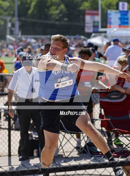 Thumbnail 3 in Class 3 Shot Put (MSHSAA State Championship) photogallery.