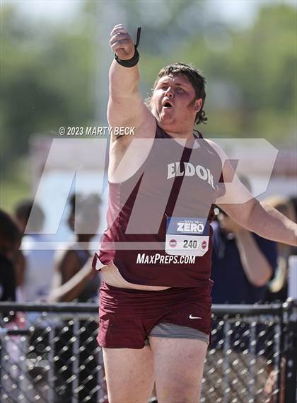 Thumbnail 2 in Class 3 Shot Put (MSHSAA State Championship) photogallery.