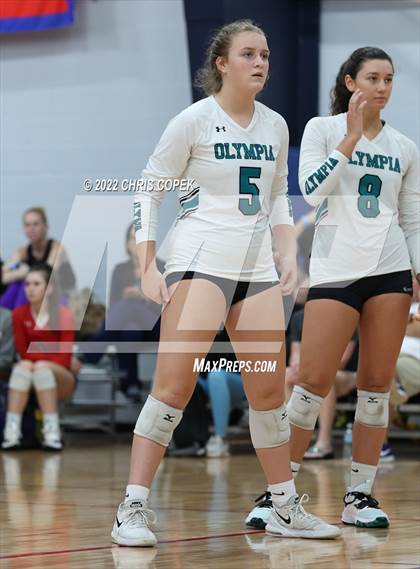 Thumbnail 2 in Olympia vs Bishop Moore (Nike Tournament of Champions) photogallery.
