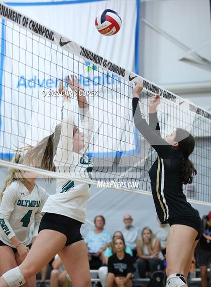 Thumbnail 1 in Olympia vs Bishop Moore (Nike Tournament of Champions) photogallery.