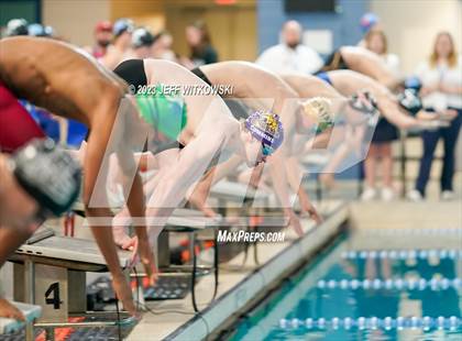 Thumbnail 3 in NCHSAA 3A State Swimming Championship photogallery.