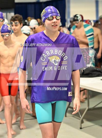 Thumbnail 1 in NCHSAA 3A State Swimming Championship photogallery.