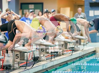 Thumbnail 2 in NCHSAA 3A State Swimming Championship photogallery.