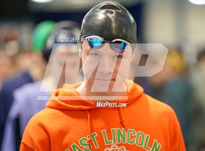 Thumbnail 1 in NCHSAA 3A State Swimming Championship photogallery.