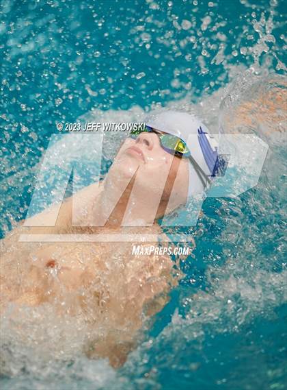 Thumbnail 2 in NCHSAA 3A State Swimming Championship photogallery.