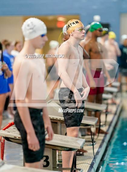 Thumbnail 2 in NCHSAA 3A State Swimming Championship photogallery.