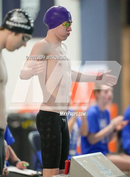 Thumbnail 2 in NCHSAA 3A State Swimming Championship photogallery.