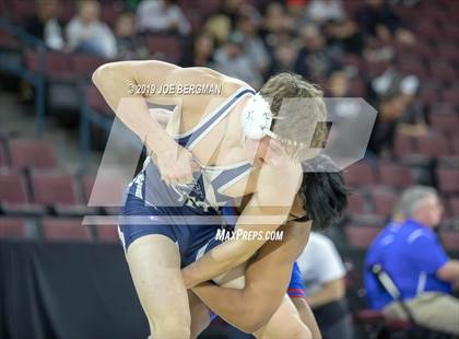 Thumbnail 3 in CIF State Boys Wrestling Championships (Consolation Pig-Tail Round) photogallery.