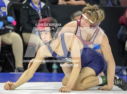 Thumbnail 1 in CIF State Boys Wrestling Championships (Consolation Pig-Tail Round) photogallery.
