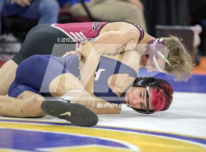 Thumbnail 3 in CIF State Boys Wrestling Championships (Consolation Pig-Tail Round) photogallery.