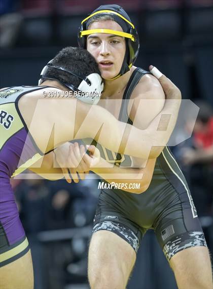 Thumbnail 1 in CIF State Boys Wrestling Championships (Consolation Pig-Tail Round) photogallery.