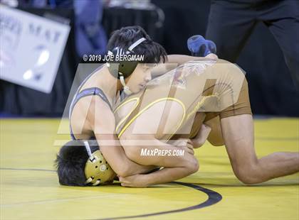Thumbnail 3 in CIF State Boys Wrestling Championships (Consolation Pig-Tail Round) photogallery.